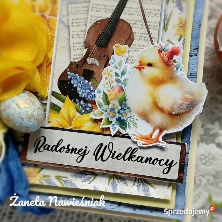 Kartka świąteczna z pudełkiem hand made małopolskie Mszana Dolna