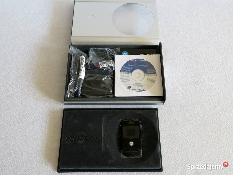 Motorola Razr V3 Matte Black in Alu Box Limited Kraków