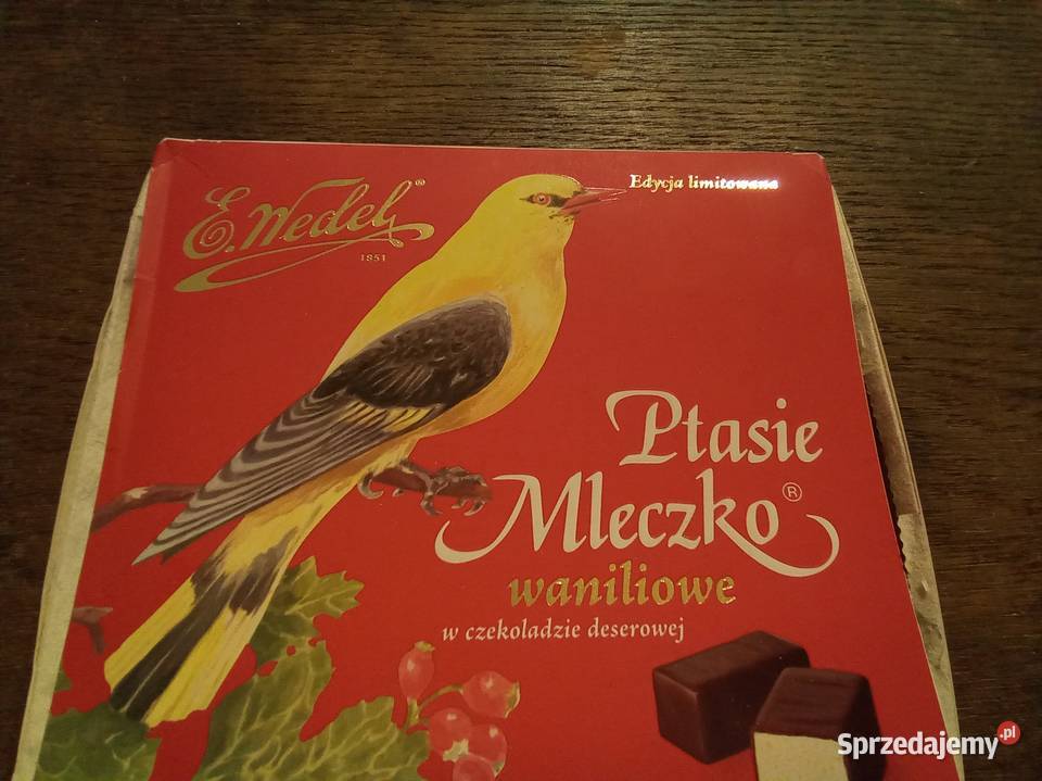 Pudełko puste ptasie mleczko edycja limitowana