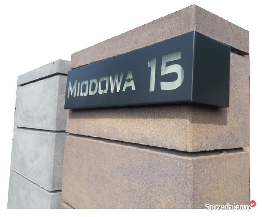 Numer na Dom Solarny Narożny LED Tablica Sułkowice