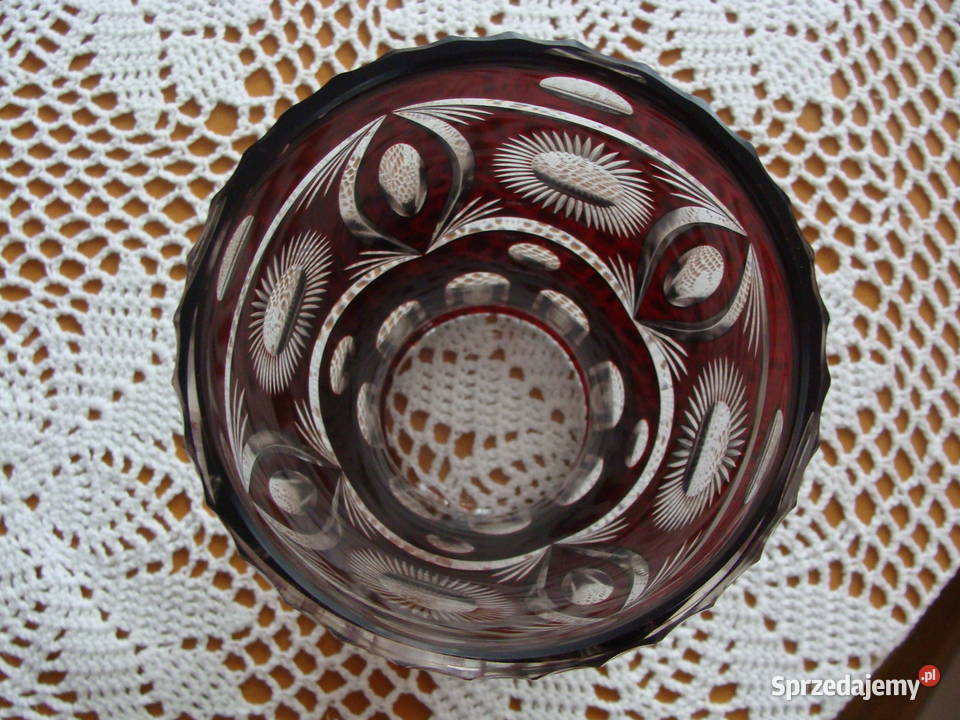 Wazon szkło warstwowe szlifowane Latoszyn