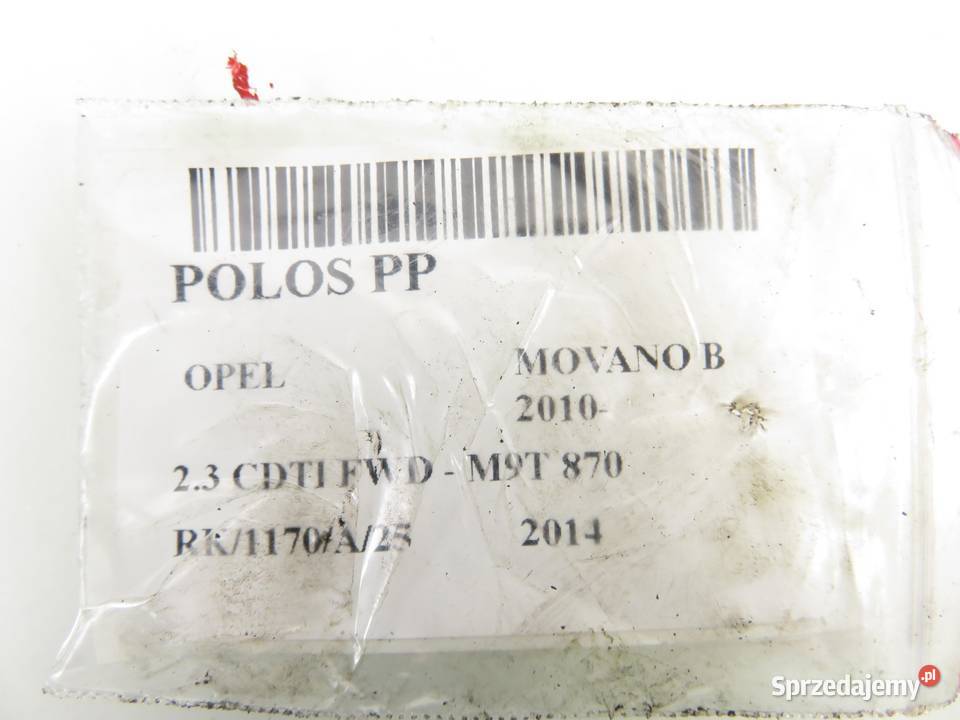 PÓŁOŚ PRAWA OPEL MOVANO B 23 CDTI