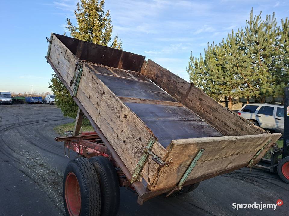 Przyczepa rolnicza wywrotka 3 stronny wywrot Metal-Fach Pleszew sprzedam