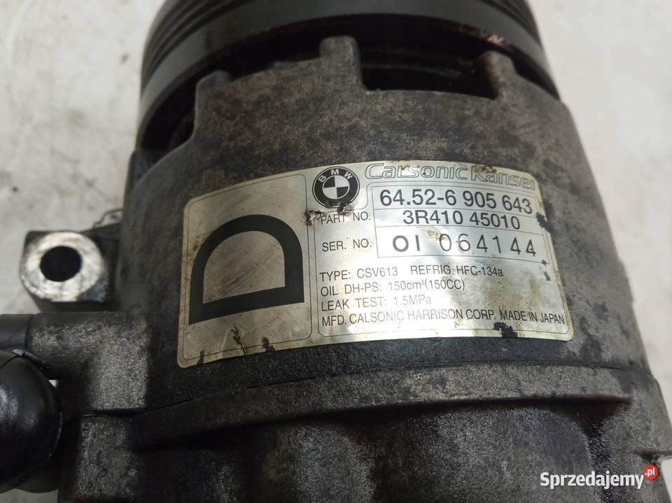 SPRĘŻARKA KLIMATYZACJI 6452 6905643 20 D M47 Bmw sprzedam