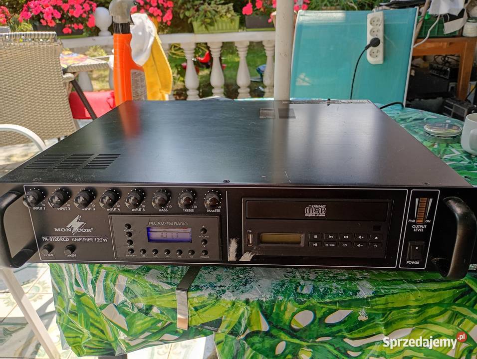 Monacor PA8120 Amplifier 120w Wzmacniacze i pokrewne Kraków