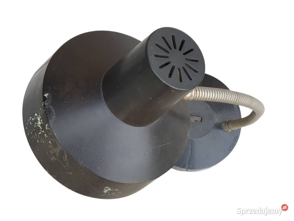 Stara lampka biurkowa z bakelitu produkcji śląskie Cieszyn