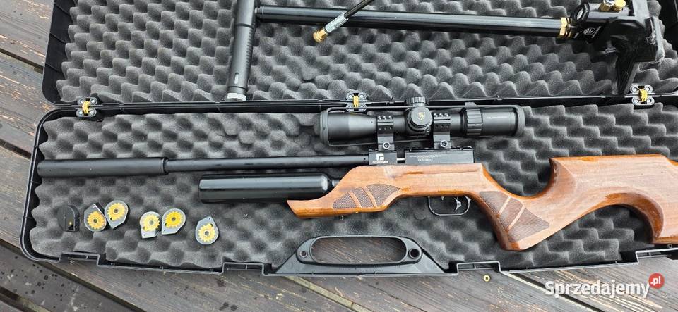 Zestaw Wiatrówka PCP Reximex LyraK 45mm Luneta Nekla