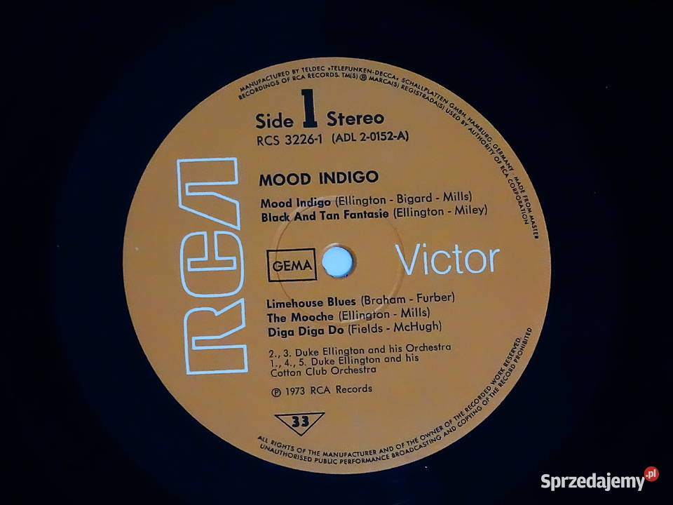 Duke Ellington and His Orchestra Mood Indigo płyta winylowa Biłgoraj