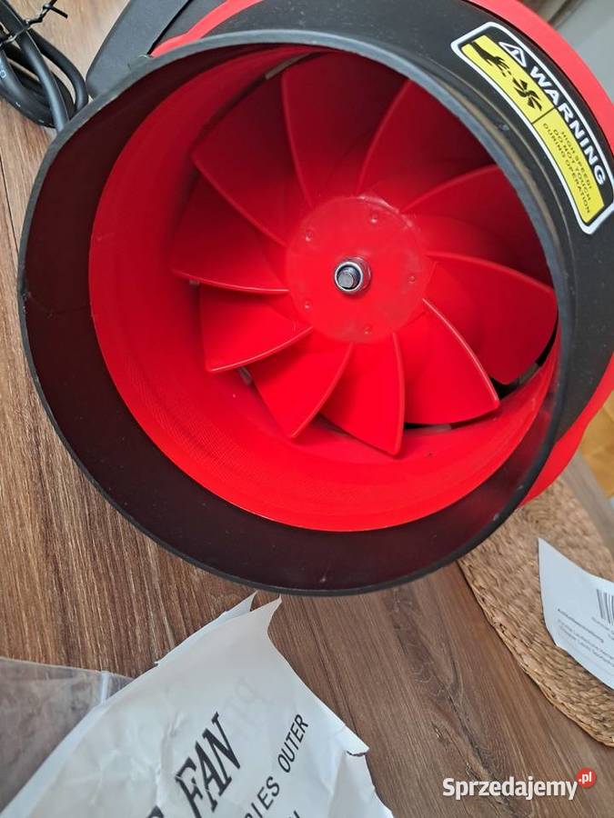 nowy wentylator kanałowy z pilotem ma 2 defekty świętokrzyskie Sandomierz