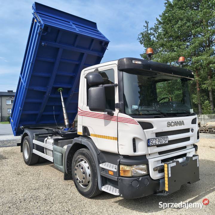 Scania P230 wywrotka resor blokada mostu Wywrotki