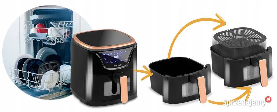 Frytkownica air fryer Berdsen 365201 1500 W 5 l AGD drobne Warszawa