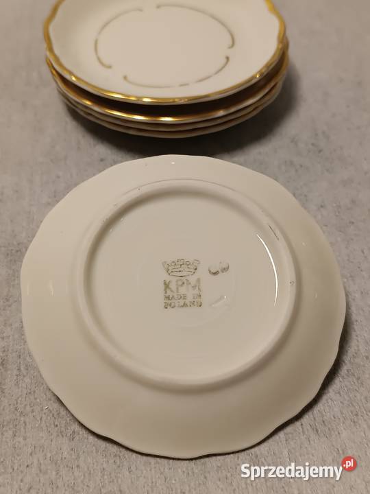 Konfiturówki KPM 5 sztuk Made in Polamd Porcelana i szkło zachodniopomorskie Dobrzany