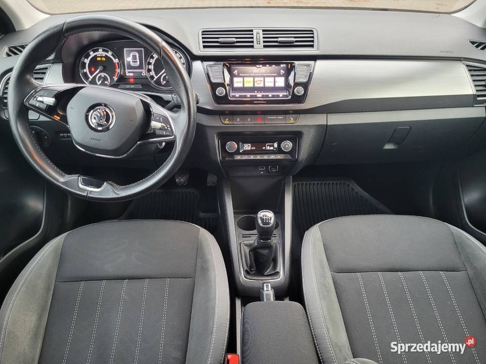 Skoda Fabia III Skoda Fabia 10 TSI Style 110 biały śląskie Zabrze