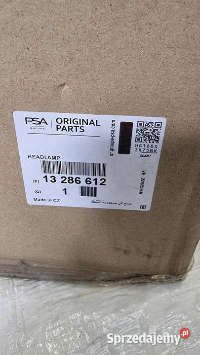 Lampa przednia lewa OPEL MERIVA B EUROPA