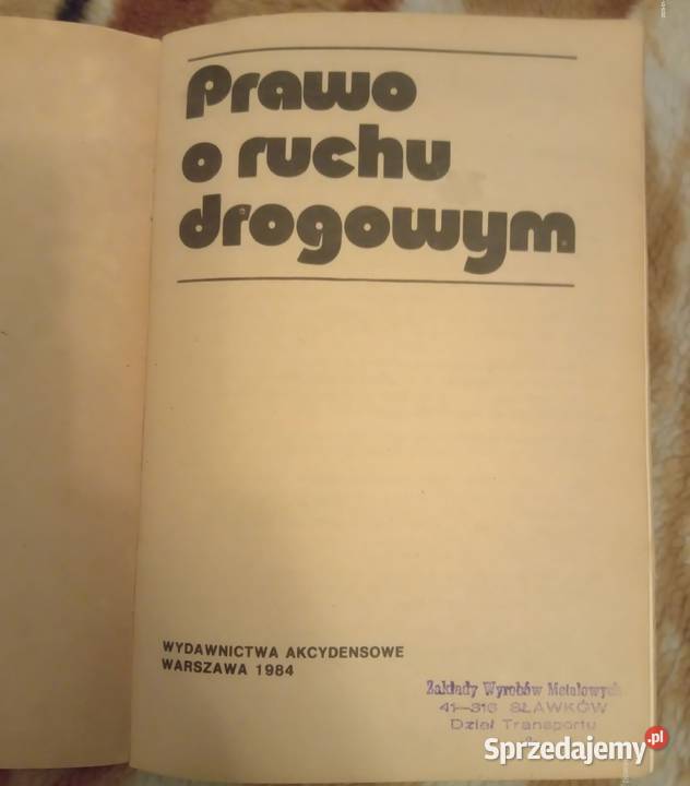Sprzedam podręcznik prawo o ruchu drogowym Bukowno