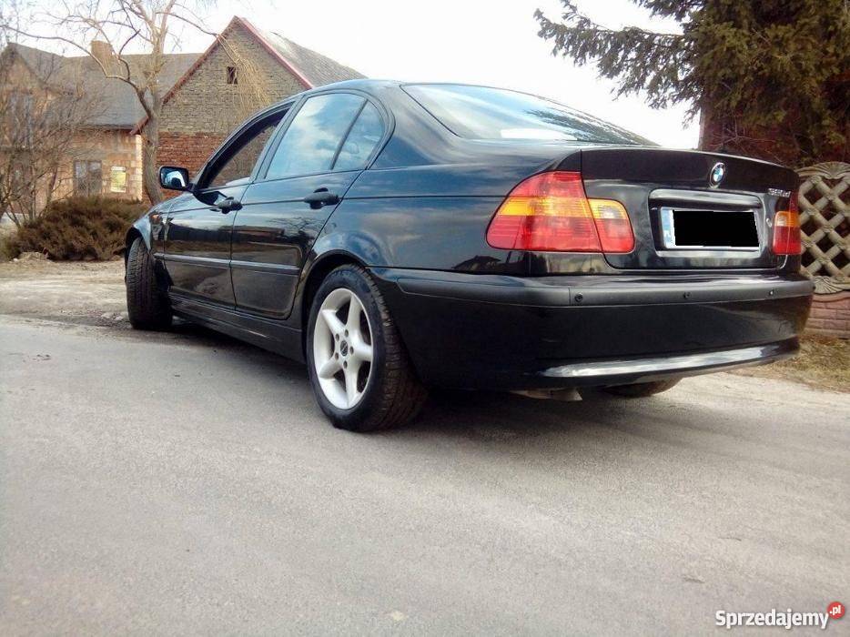 BMW e46 2003R 180 6Biegow Sedan Czarna PRywatnie sprowadzony Sochaczew