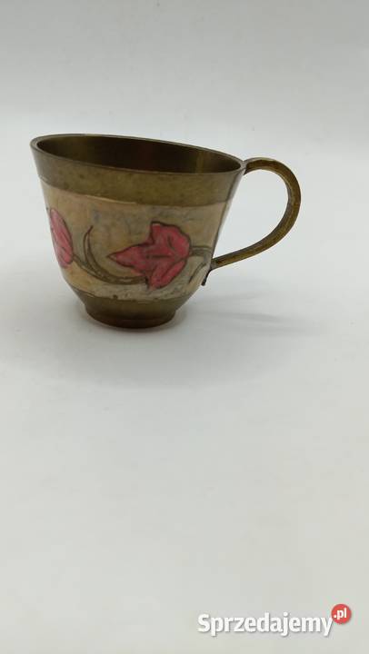 Dekoracyjny mosiężny kubek Zamość