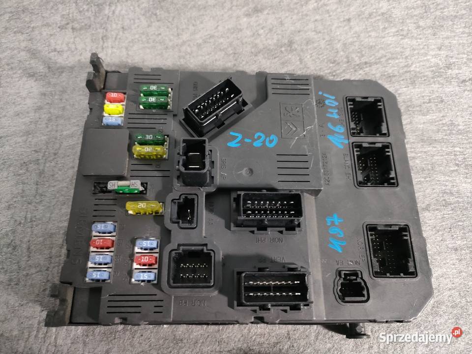 Peugeot 407 16 hdi zestaw startowy Układ elektryczny silnika