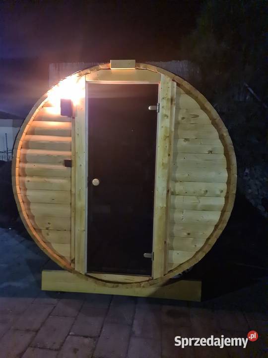 Sauna beczka ogrodowa Dęblin