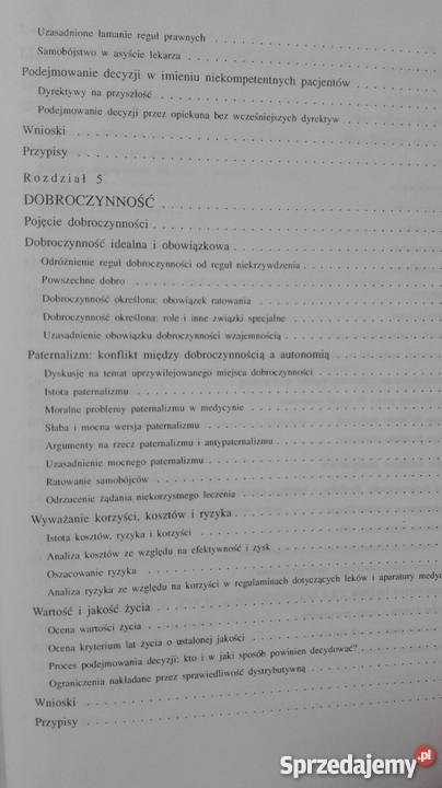 Zasady etyki medycznej Tom LBeauchamp James F Olsztyn sprzedam
