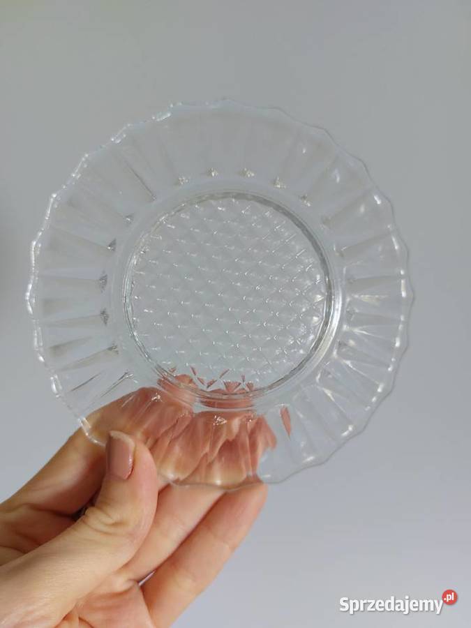 talerzyki szklane HSG Ząbkowice PRL 10 sztuk Poznań