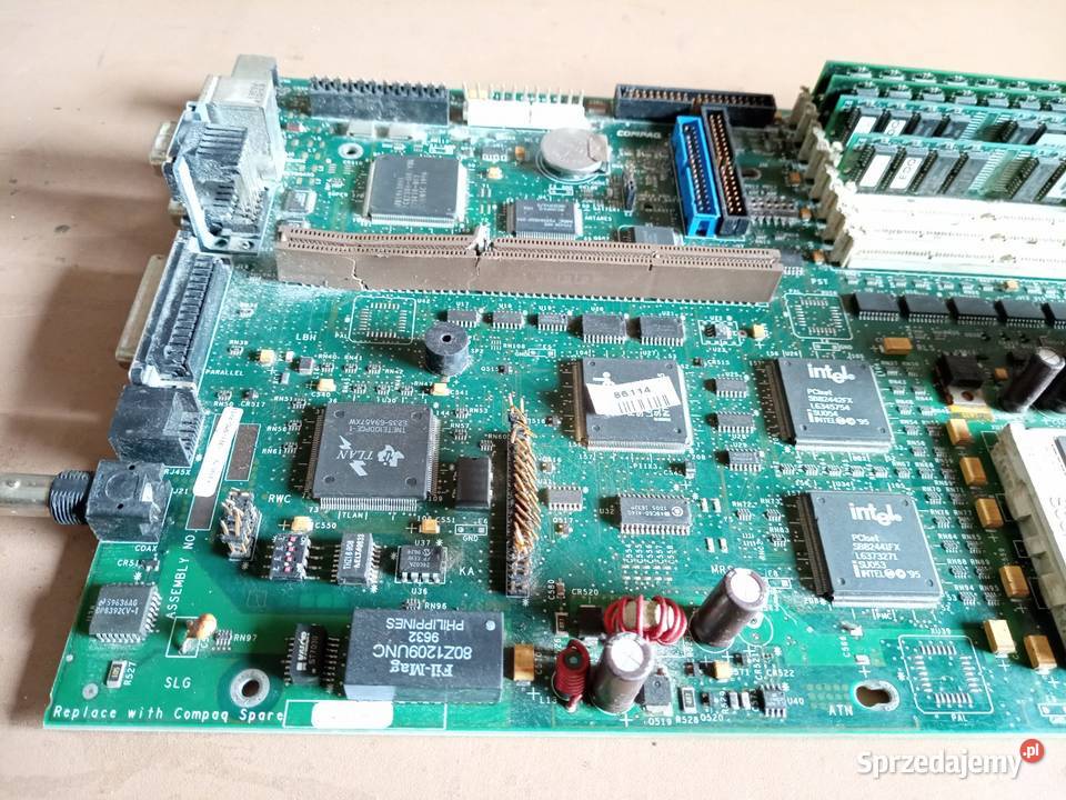 Intel Pentium procesor płyta główna zabytek Elektronika podkarpackie Stalowa Wola