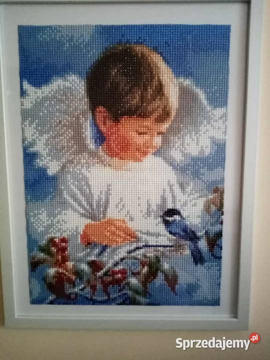 Pamiątka chrztukomunii haft diamentowy Obrazki i obrazy Jarocin