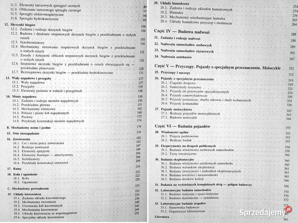 Budowa podwozi i nadwozi samochodowych Seweryn Chełm sprzedam