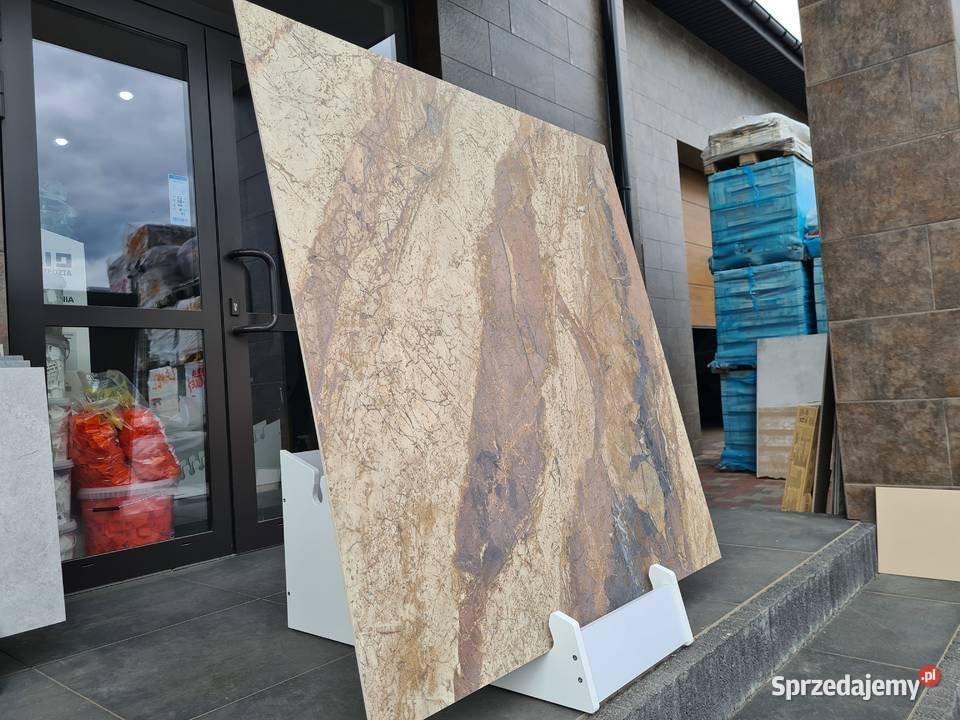PŁYTKA gres LOUNGE STONE BROWN SAT STR 1198X1198 Wykończenie Opoczno