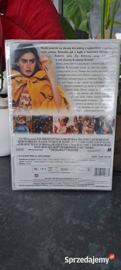 Królewna Śnieżka język film DVD nowy w folii Filmy Ząbki sprzedam
