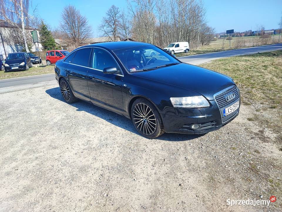 Audi A6 C6 SLine 27 TDI czarny lubelskie Kozłówka