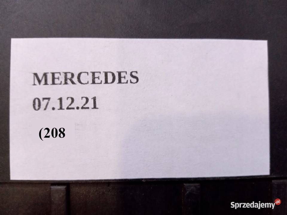 MODUŁ CZUJNIKÓW PDC MERCEDES E W211 CLS W219 Nowy Tomyśl