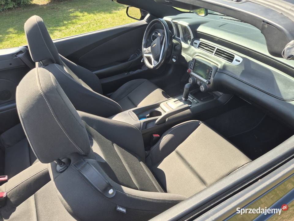 Sprzedam camaro cabrio 2013 36 czarny automat kujawsko-pomorskie Bydgoszcz