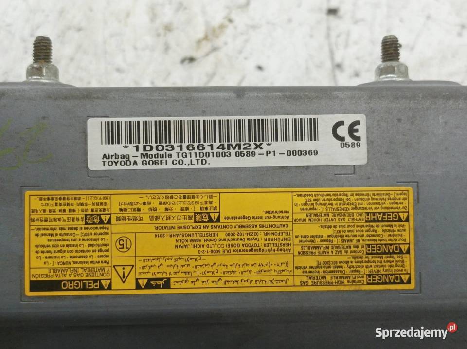 PODUSZKA POWIETRZNA AIRBAG KOLANOWA EUROPA Lexus