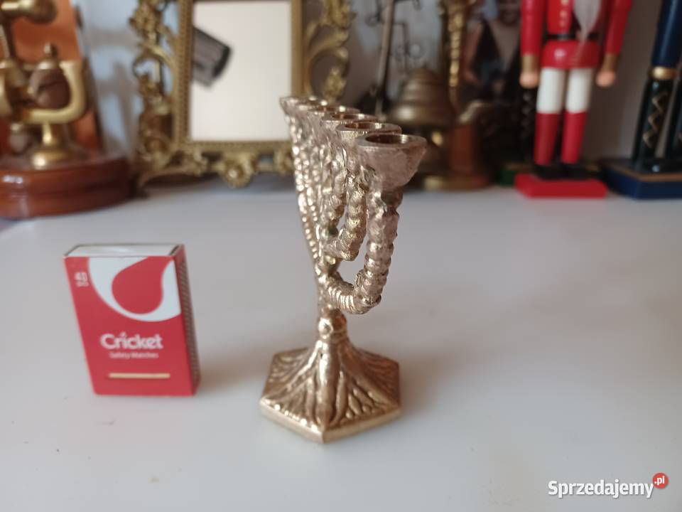 Świecznik mosiężny menora podróżna Kolekcje