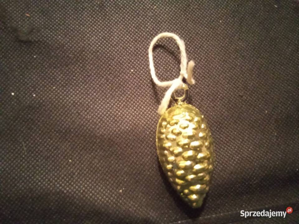 Bombka plastikowa złota PRL sprzedam