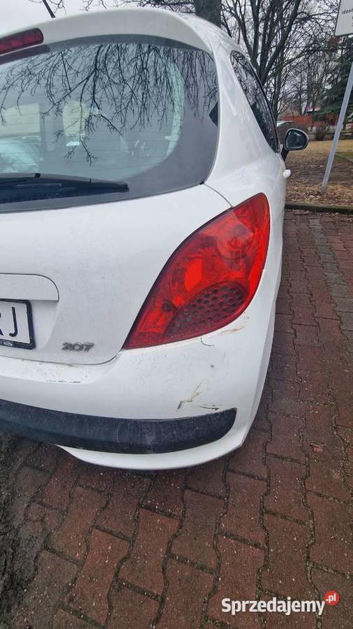 Peugeot 207 uszkodzony Bydgoszcz