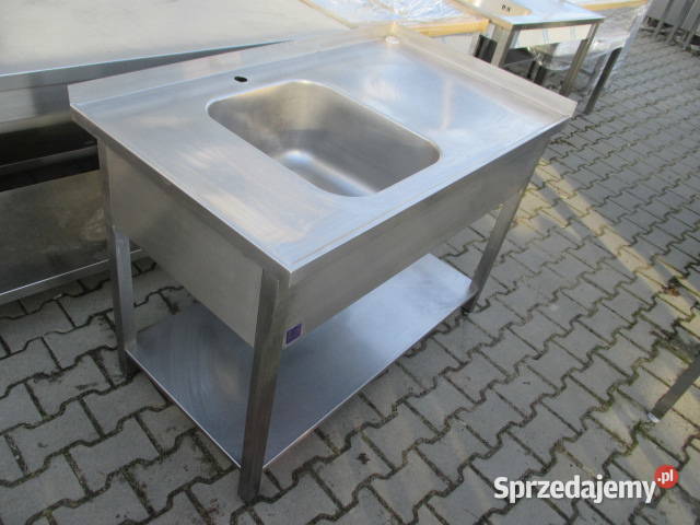 Zlew Gastronomiczny 1 Komorowy Z Półką 1207085 Ostrów Wielkopolski sprzedam