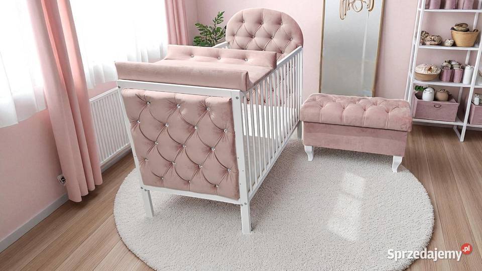 Łóżeczko niemowlaka tapicerowane 120x60 pikowane zachodniopomorskie Szczecin