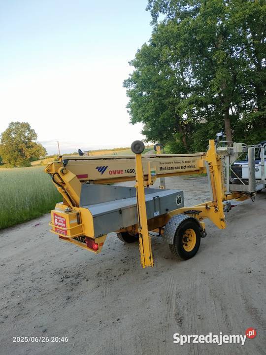 Omme 1650 ebz podnośnik zwyżka przyczepa Mirachowo
