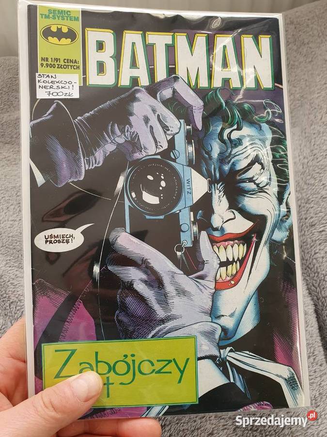 Batman Zabójczy Żart stan kolekcjonerski pomorskie Gdynia