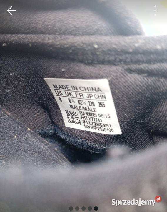 Buty sportowe adidas czarny Łódź