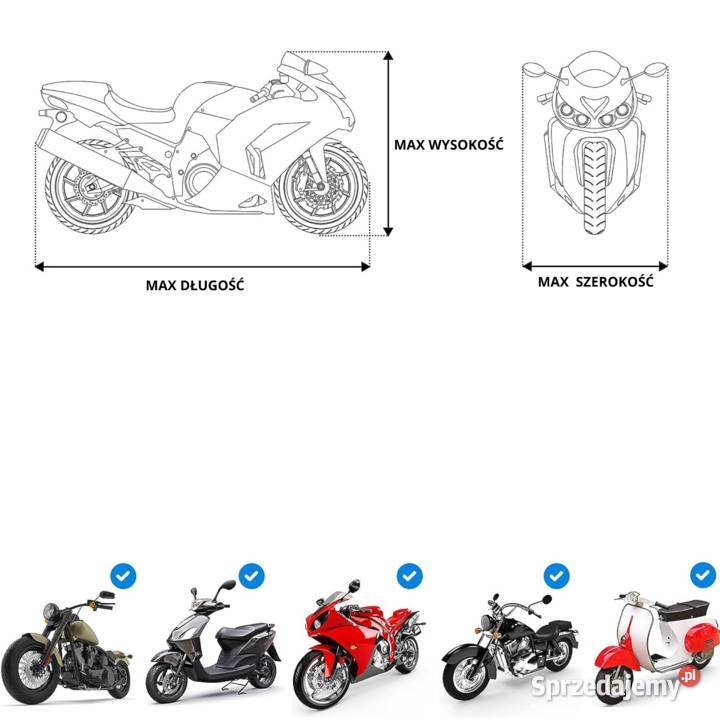 Pokrowiec Motocyklowy skuter motor motocykl Warszawa