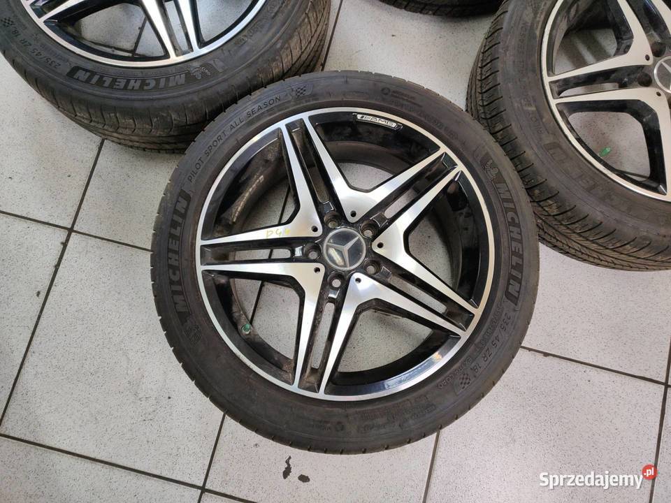 Zestaw felg R18x8 MercedesBenz EClass W212 2011r aluminiowe Wasilków