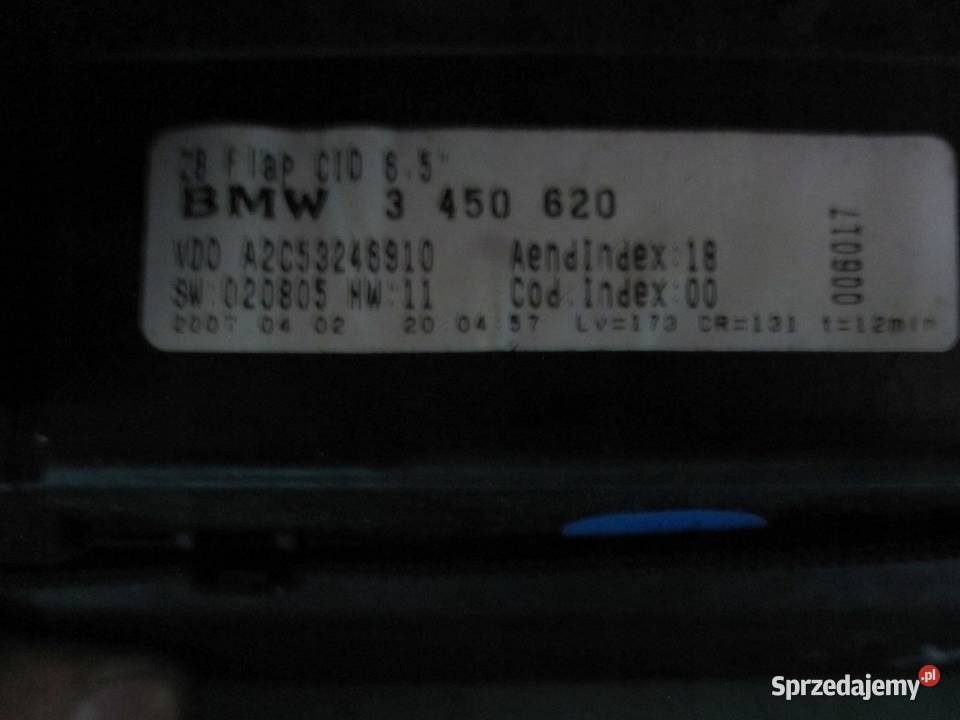 BMW X3 E83 LIFT 06r wyświetlacz 3450620