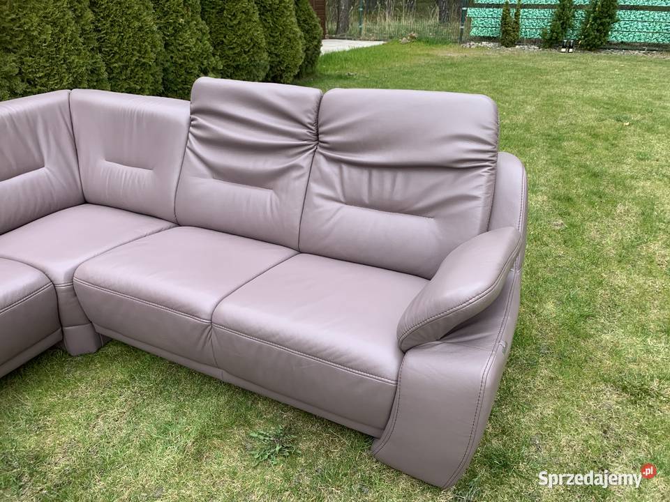 ELASTOFORM Narożnik skórzany PREMIUM Royal Taupe śląskie Kalety