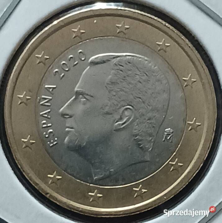 1 Euro Hiszpania 2020 r Konin sprzedam