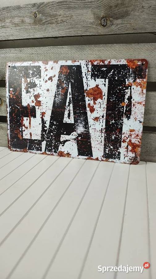 Tabliczka metalowa Dom i Ogród Łódź