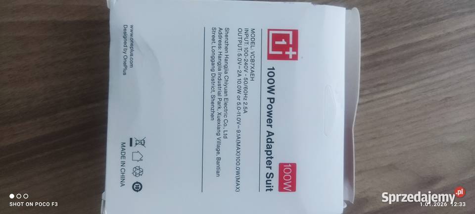 Ładowarka 100w oneplus nowa Wola Gułowska