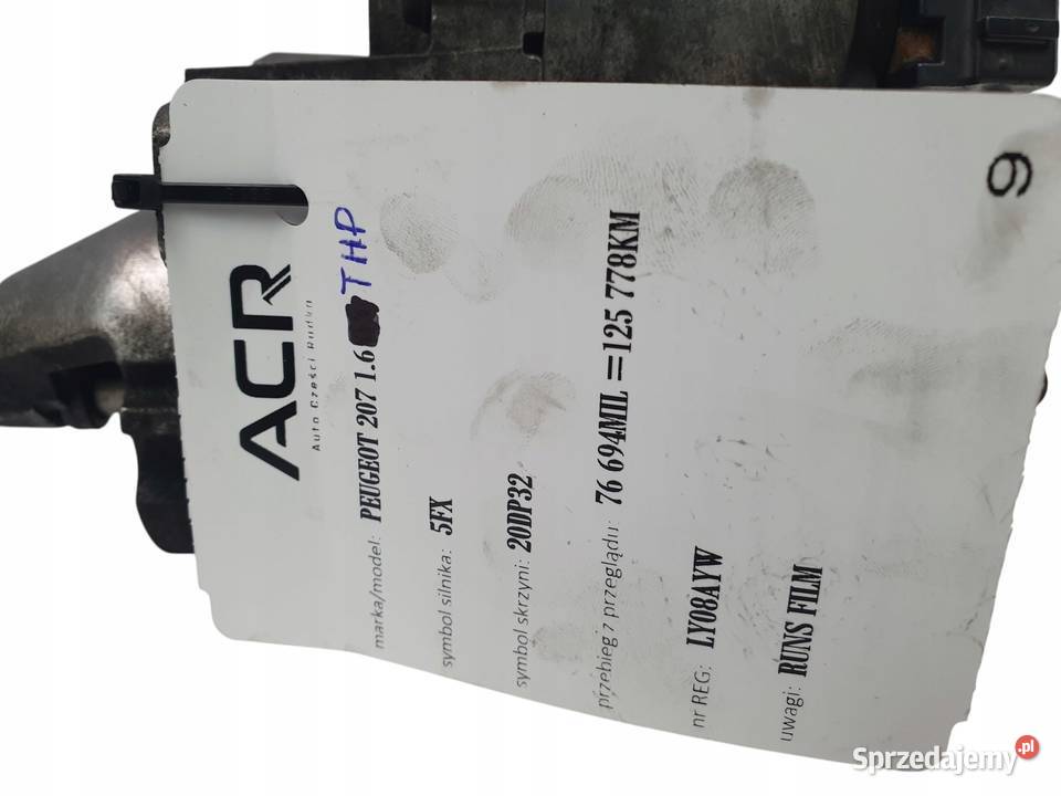 ROZRUSZNIK Peugeot 207 208 Citroen C3 14 16 VTI Układ elektryczny silnika Chełm